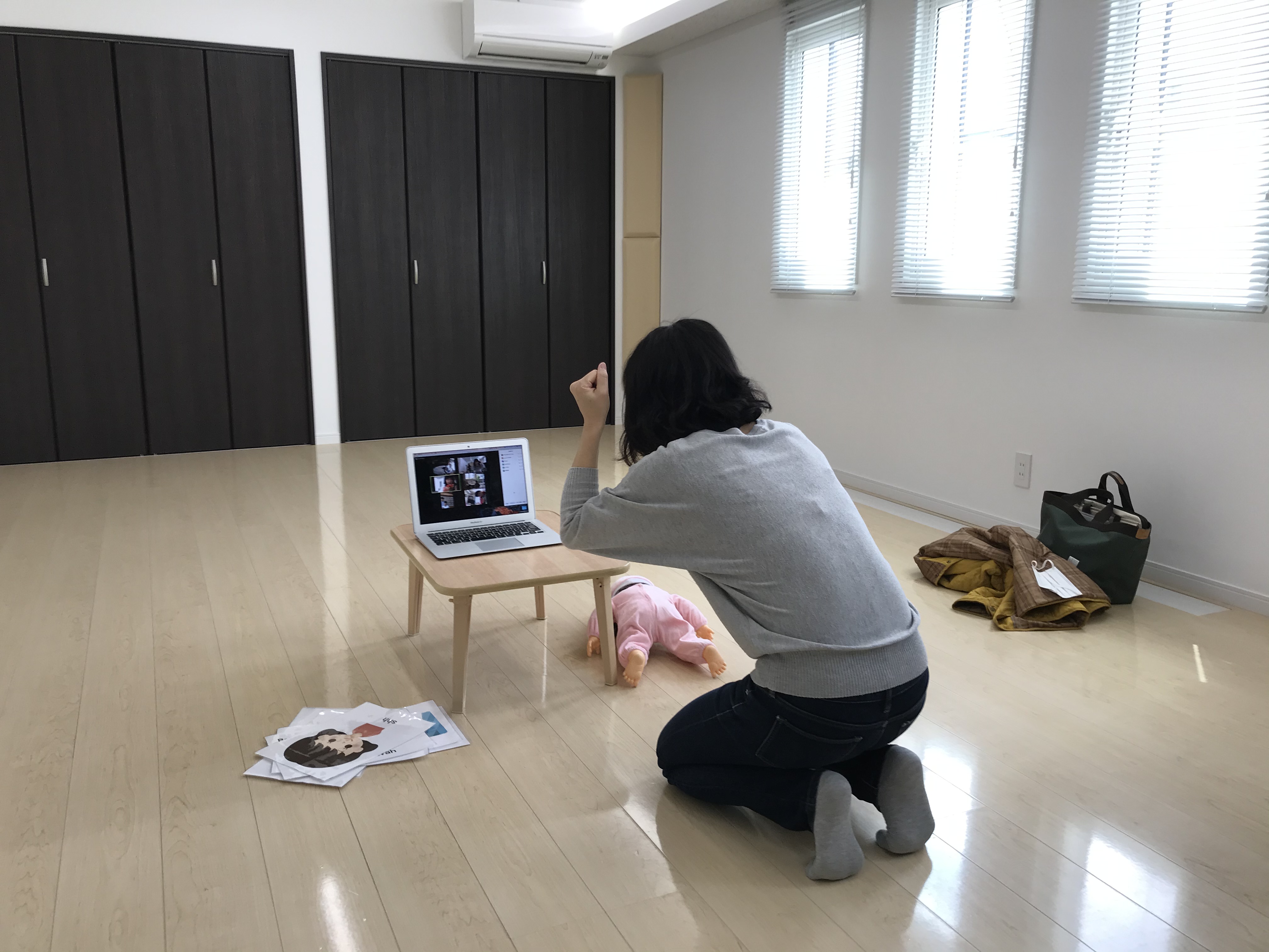 望月音楽教室リトミックレッスン様子
